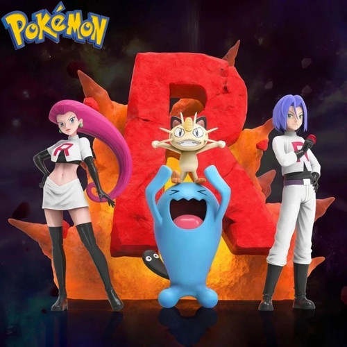 Figurine pokémon team rocket - team,