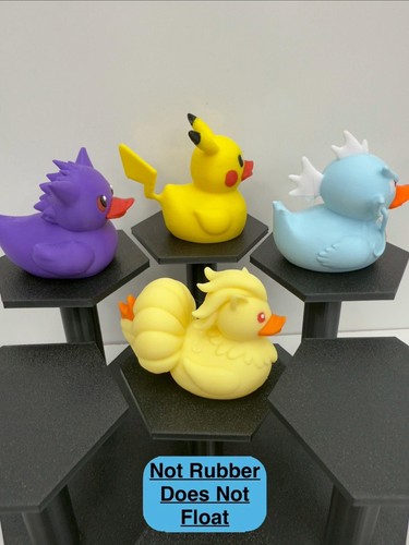 Figurine pokemon anatra - anatra, 4pz