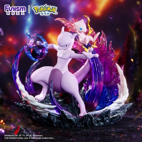 Figurine pokémon mew mewtwo - figurine,