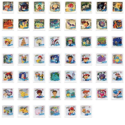 Pokemon 1999 stickers series - 1999,